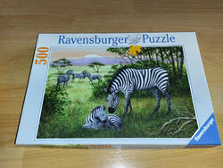 Ravensburger 500 Teile Puzzle Zebras in der Savanne 14 525 6 Afrika Tiere