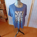 Damen T Shirt " Street One " Gr. 46, Blau