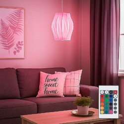 Hängeleuchte Pendelleuchte Esszimmerlampe Fernbedienung RGB LED dimmbar weiß