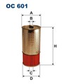 Ölfilter FILTRON OC 601 Filtereinsatz für MERCEDES PUCH MODELL UNIMOG S123 C123