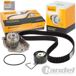 CONTINENTAL ZAHNRIEMENSATZ + WASSERPUMPE passend für ROVER 25 45 75 1.4 1.6 1.8