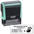 trodat Textstempel, individualisierbar printy 4913 selbstfärbend schwarz mit...