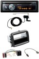 Pioneer Bluetooth DAB MP3 USB CD Autoradio für Fiat 500L (mit ISO, ab 2012)