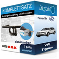 Für VW Tiguan 07- AUTO HAK Anhängerkupplung abnehmbar + 7polig E-Satz neu