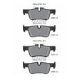 2x Textar 2533101 Bremsbelagsatz Scheibenbremse Hinten für BMW F40 MINI F56