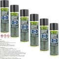 6x 500ml PETEC STEINSCHLAG & UNTERBODENSCHUTZ KAUTSCHUK SCHWARZ SPRAY ROSTSCHUTZ