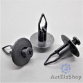 10 x Verkleidung Clips Halter 9mm Befestigung Klips Schwarz Universal