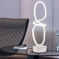 Tischlampe Leuchte Schlafzimmerlampe Leselampe Fernbedienung CCT LED dimmbar 