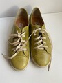 Paul Green Sneaker Halbschuhe Damen Gr. 38,5 Lindgrün Leder