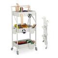 Rollwagen Küchenwagen Bücherwagen Rollregal Servierwagen Bastelwagen mit Rollen