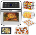 DMS® 12L Heißluftfritteuse Fritteuse Heißluft Ofen Dörrautomat Drehgrill AZC+