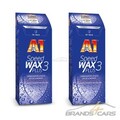 DR WACK 2x 500ml A1 SPEED WAX PLUS 3 LACK PFLEGE VERSIEGELUNG CARNAUBA BOOSTER #