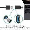 Adapter OTG USB 3.0 USB A Buchse auf USB C Typ C Stecker USB-A to USB-C