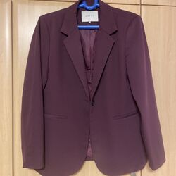 Weinroter Blazer , Kaffe, Größe 42, Top Zustand