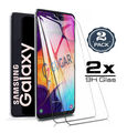 2X GLAS für Samsung Galaxy - Panzerfolie Display Schutzglas 9H Echt Glas 