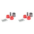 2X TEDGUM QUERLENKERLAGER BUCHSEN HINTEN OBEN VORNE passend für JEEP CHEROKEE GR