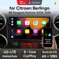 DAB+128GB Android14 Carplay Autoradio Für Citroen Berlingo B9 2008-2019 GPS NAVI
