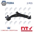 ZWD-CH-079 LINKS RECHTS QUERLENKER SATZ VORNE NIEDRIGER NTY 2PCS NEU