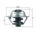 ORIGINAL® Mahle Thermostat, Kühlmittel für Renault CLIO IV CLIO III MEGANE