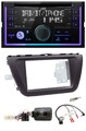 JVC Lenkrad USB 2DIN DAB Bluetooth CD Autoradio für Suzuki SX4 ab 2013