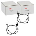 2x NTY ABS-SENSOR RADDREHZAHL HINTEN BEIDSEITIG passend für MAZDA 2