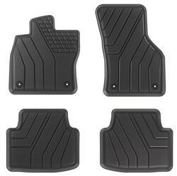 Gummifußmatten Automatten für Seat Leon 4 Sportstourer Schalen Allwetter Premium