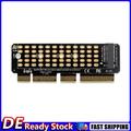 SSD M.2 NVME zu PCI-E 4.0 X4 Riser-Karte PCI-Express X4/X8/X16 M Key Adapter Tei