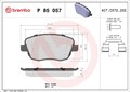BREMBO Bremsbelagsatz, Scheibenbremse P 85 057 für SKODA SEAT VW