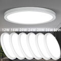 12W-60W LED Deckenleuchte Ultraflach Panel Deckenlampe Wohnzimmer Schlafzimmer