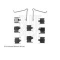 Blue Print ADM548601 Zubehörsatz Scheibenbremsbelag Hinten für Mazda 323 C IV