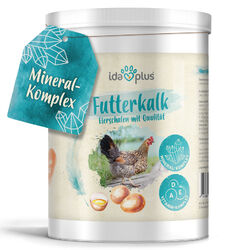 Ida Plus Futterkalk 1kg - Zusatzfutter für Hühner - Mineralstoffe für Hühner