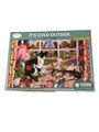 „It´s could outside“Otter House Puzzle 1000 Teile, Komplettes Katzenpuzzle UK