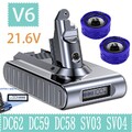 9000mAh Akku Für DYSON V6 DC59 DC62 DC61 DC58 SV03 SV04 LED-Anzeige / Postfilter