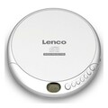 Lenco Tragbarer CD-Player, CD-R/RW, MP3 mit Stoßschutz Silber