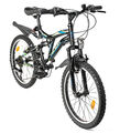 26 Zoll Guardian Kinderfahrrad MTB Shimano mit Beleuchtung nach StVZO Schwarz