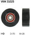 SKF (VKM 31025) Spannrolle, Keilrippenriemen für SEAT SKODA VW