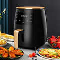 XXL Heißluftfritteuse 6L Heissluft Fritteuse Minibackofen 2400W ohne Öl