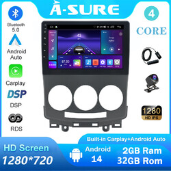 DAB KAM Für Mazda 5 CR19 2005-2010 2G+32G Android 14 Autoradio Carplay GPS NAVI