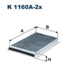 FILTRON Filter, Innenraumluft K 1160A-2x für ALPINA BMW