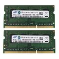 Samsung 2x8GB 1RX8 PC3L-12800S DDR3 1600 MHz 1,35 V SODIMM RAM Laptop-Speicher*