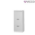 Mikrowellenschrank Küchenschrank Küchenmöbel Landhaus Fame-Line 60 cm Vicco