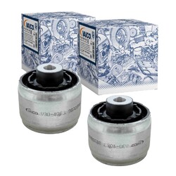 2X VAICO QUERLENKERLAGER BUCHSEN HINTEN UNTEN VORNE passend für MERCEDES C-KLASS