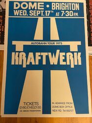Kraftwerk - Original Autobahn Tour back in 1975 Brighton UK