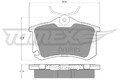 TOMEX Brakes Bremsbelagsatz Scheibenbremse TX 15-22 für SEAT A2 VW AUDI 1K1 GOLF