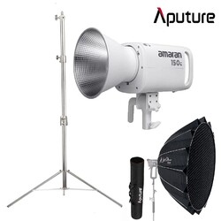 Amaran 150c 150W RGBWW LED Video Licht 2500K-7500K + Light Dome 150 + 2.8M Stand