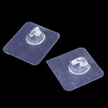  5 Stück/Packung selbstklebende Wandhaken, robuste, transparente Wandaufhängung