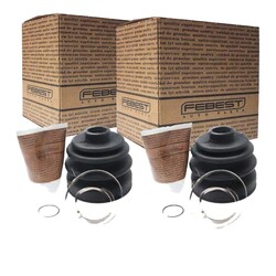 2X FEBEST ACHSMANSCHETTEN SATZ RADSEITIG passend für AUDI A1 A2 HONDA ACCORD HYU