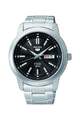 Seiko 5 Herren Automatisch Kleid Armbanduhr 42mm Wasserdicht SNKM87K1