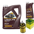 MANN Ölfilter 6L MANNOL Longlife 504/507 5W-30 für VW Passat Variant 3G5 2.0