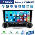 10" Android 14 Autoradio Für VW Passat B7 CC 2010-15 Carplay 4G+64G GPS NAVI RDS
